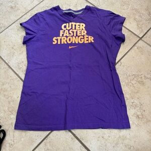 Nike Purple Kids Short Sleeve Tee